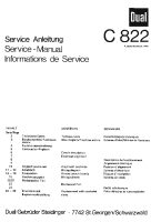 Dual C-822-Service-Manual 